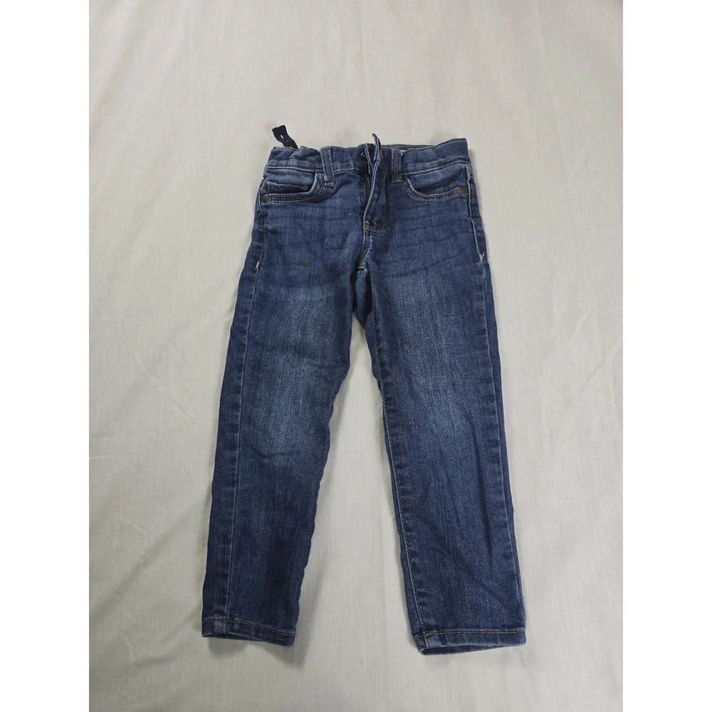 OshKosh B'gosh Jeans Toddler Girls 3T Blue Denim Super Skinny Adjustable Waist‎
